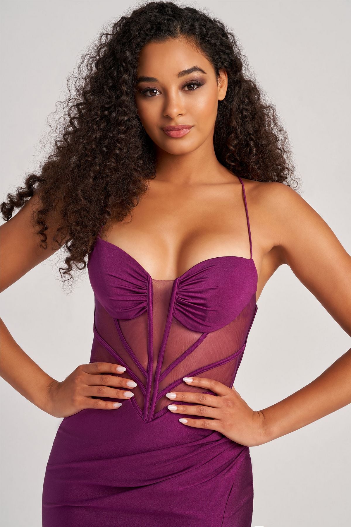Plum Colette CL5140 Boned Long Formal Mermaid Prom Dress for $529.99 ...