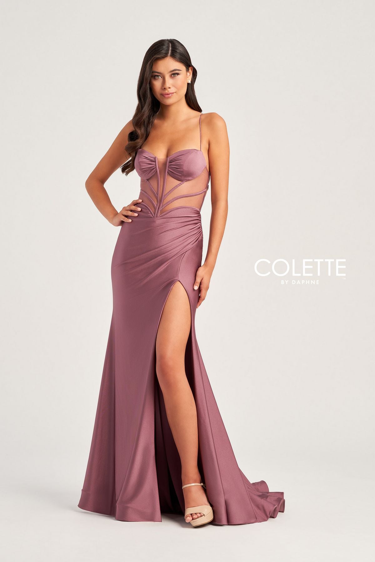 Colette CL5140 Boned Long Formal Mermaid Prom Dress