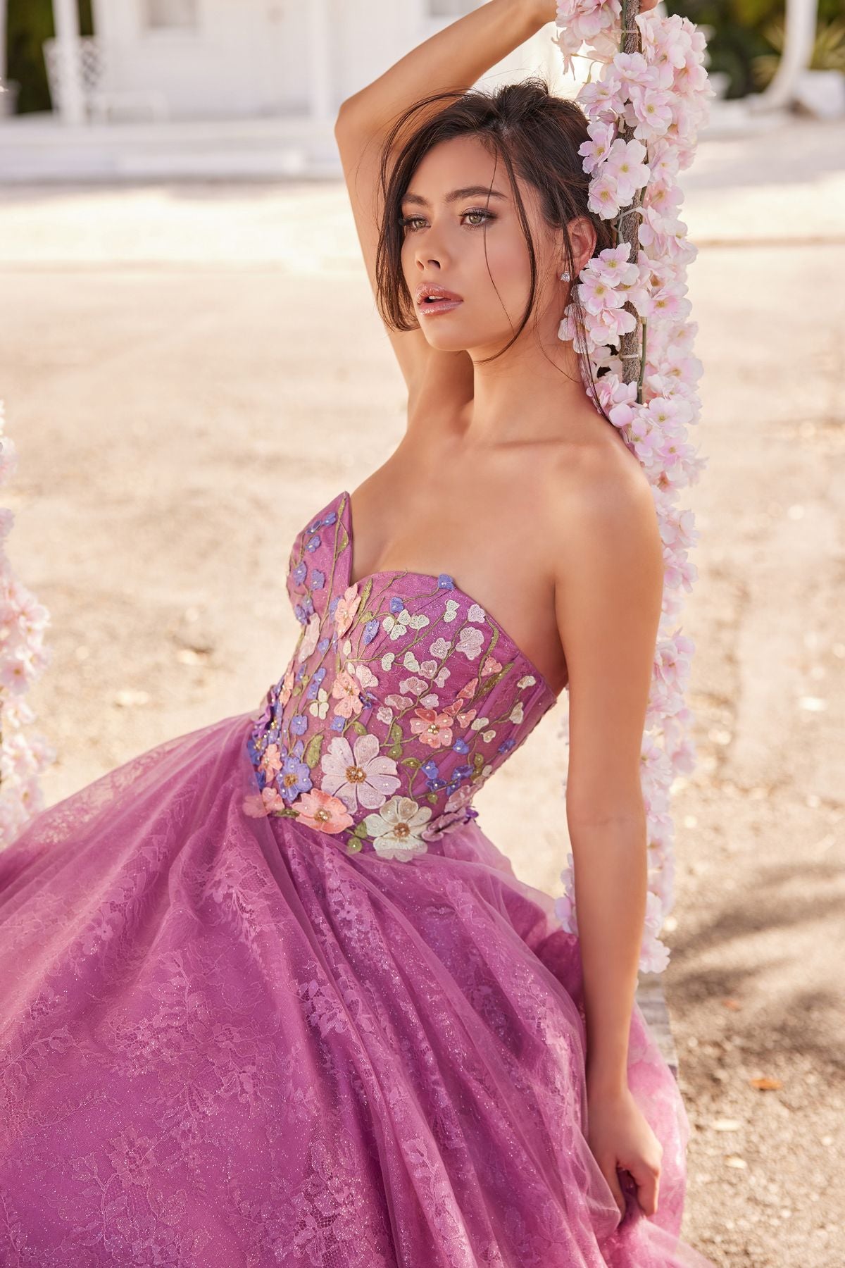 Colette CL5153 Long Formal Glitter Prom Ball Gown