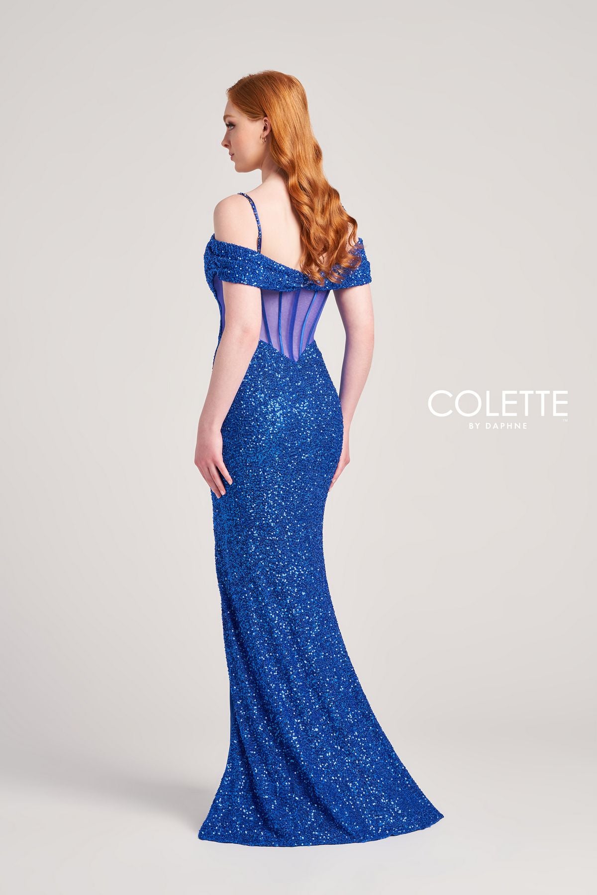 Colette CL5160 Sequin Prom Long Formal Dress