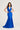 Prom Dresses Halter Long Formal Fitted Prom Dress Royal Blue