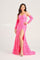 Prom Dresses Sequin Long Formal Mermaid Prom Dress Neon Pink