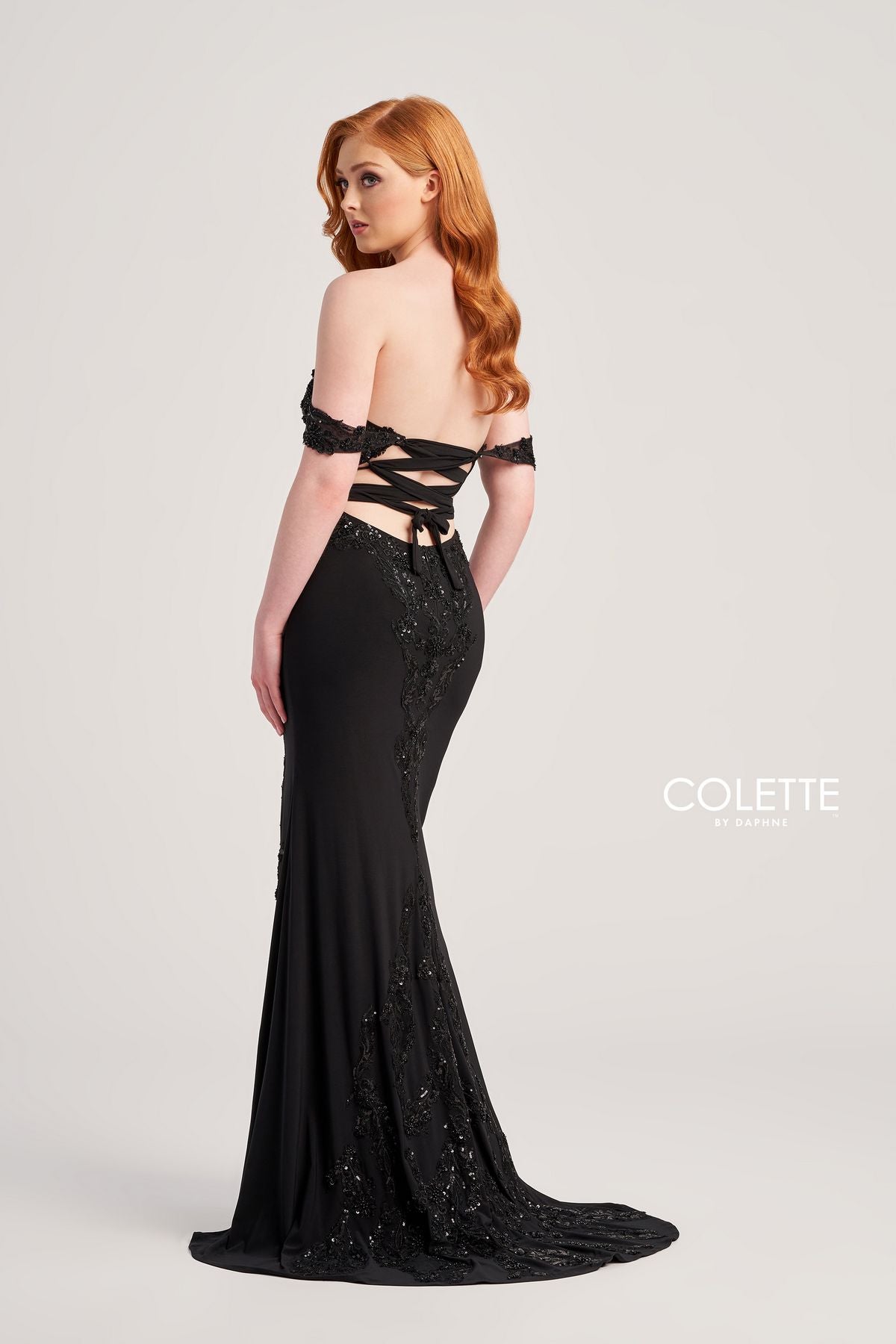 Colette CL5276 Long Prom Beaded Formal Mermaid Dress