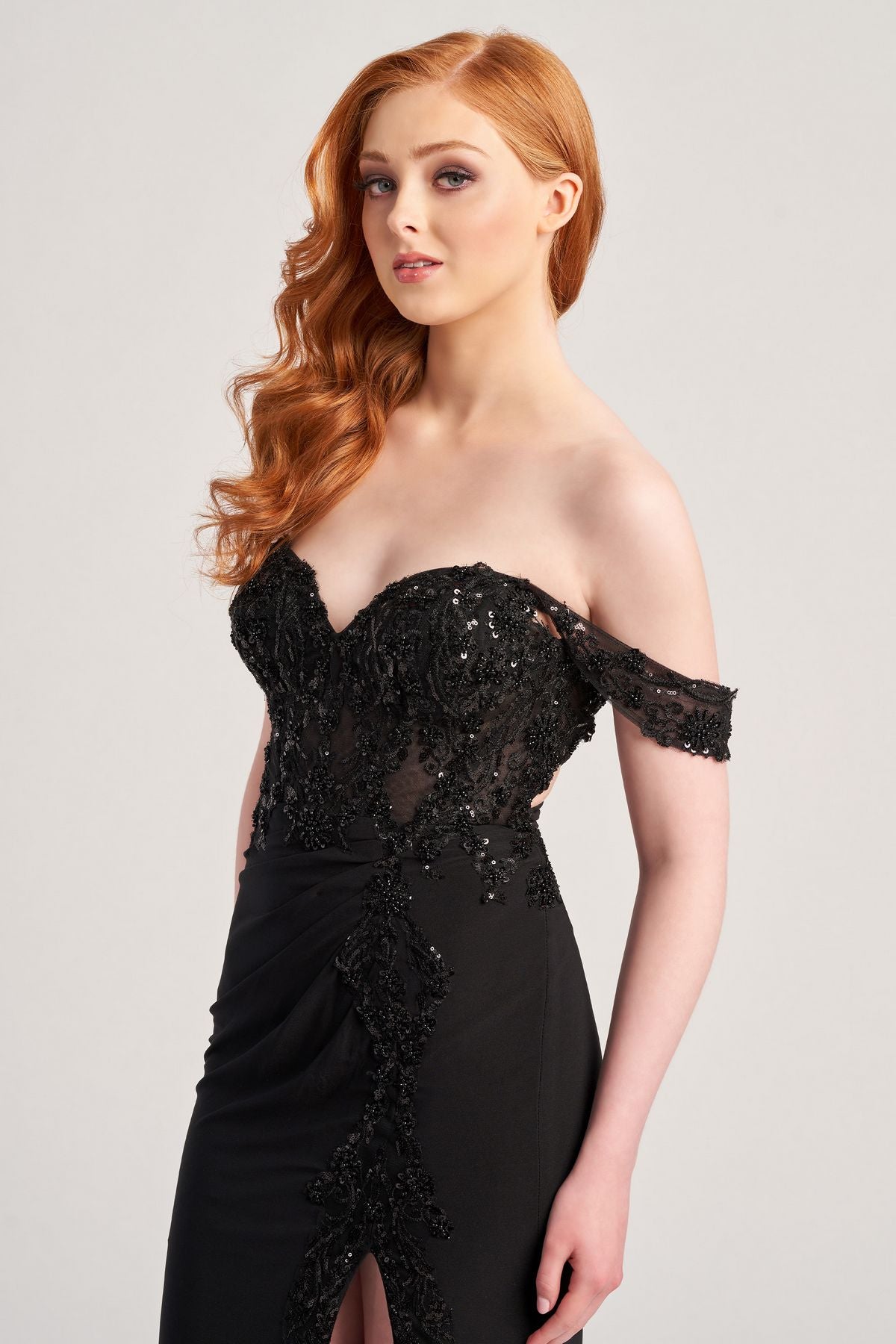 Colette CL5276 Long Prom Beaded Formal Mermaid Dress
