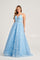 Prom Dresses Sequin Prom Long Formal Ball Gown Light Blue