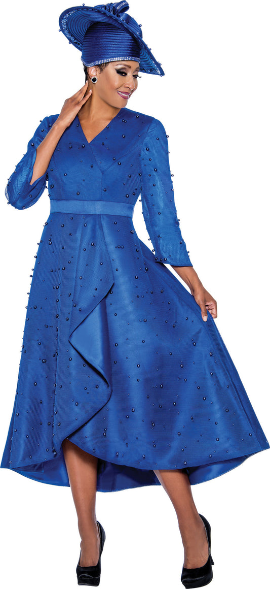 Plus Size Dresses High Low Formal Jacket Dress Royal