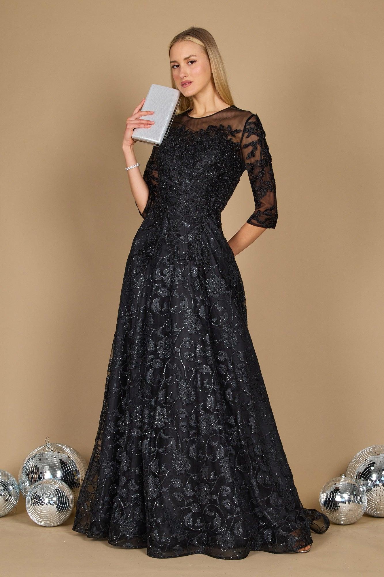 Long Formal Lace Evening Dress The Dress Outlet Long Formal Lace Evening Dress The Dress Outlet