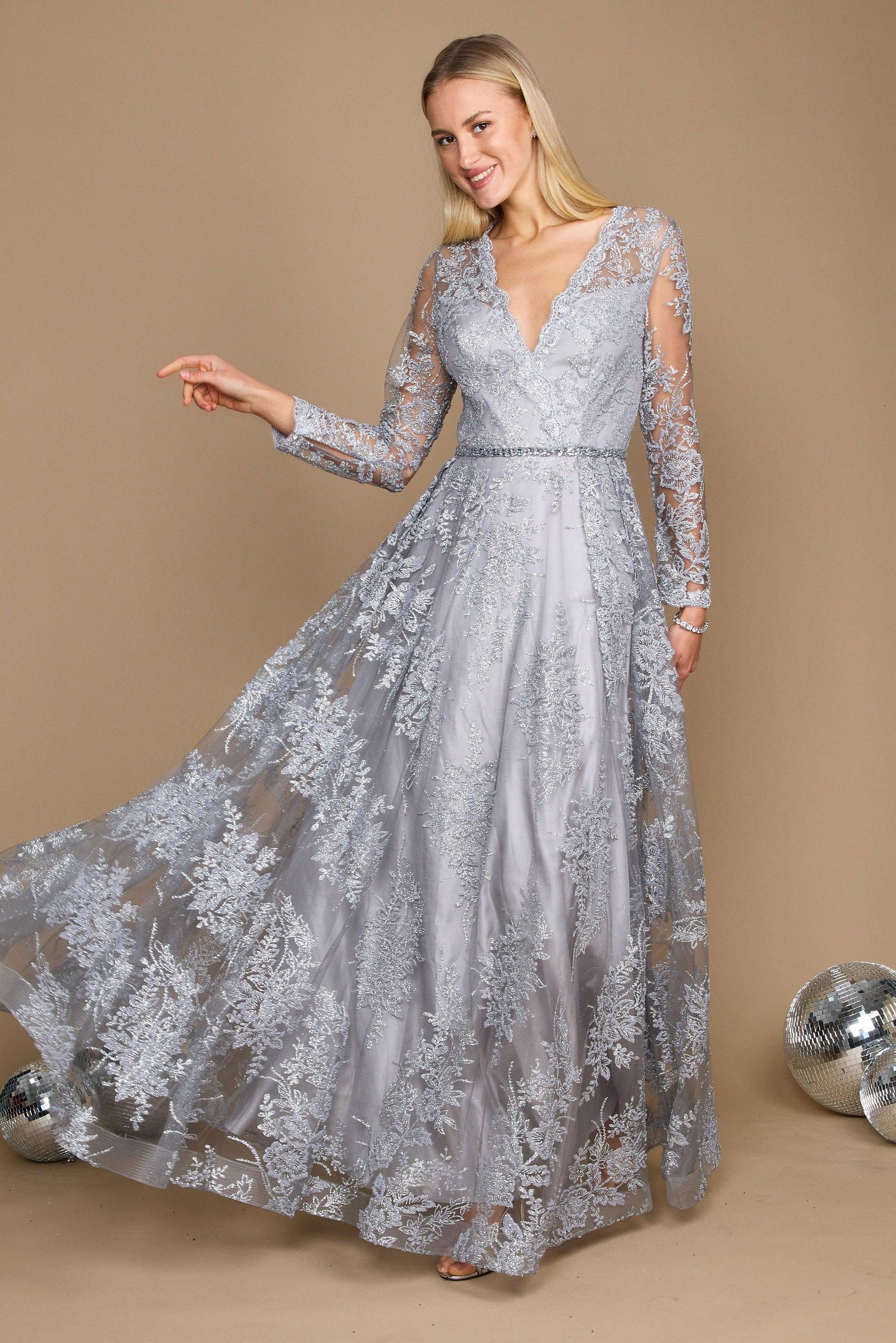 Dylan & Davids Long Sleeve Formal Dress Evening Gown for $129.0 – The ...