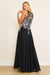 Formal Dresses Long Formal Party Dress Plus Size Black Tie   Black/Silver