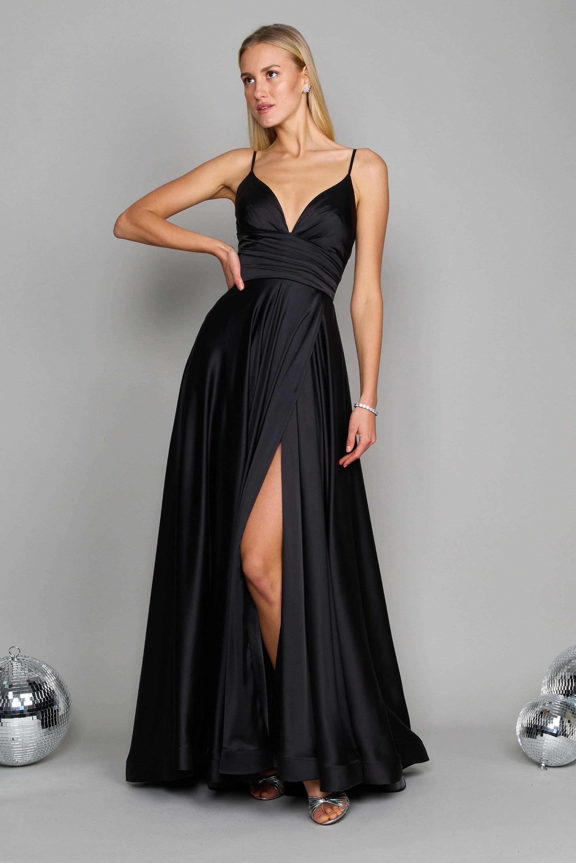 Dylan & Davids Long Spaghetti Strap Prom Formal Gown – The Dress Outlet