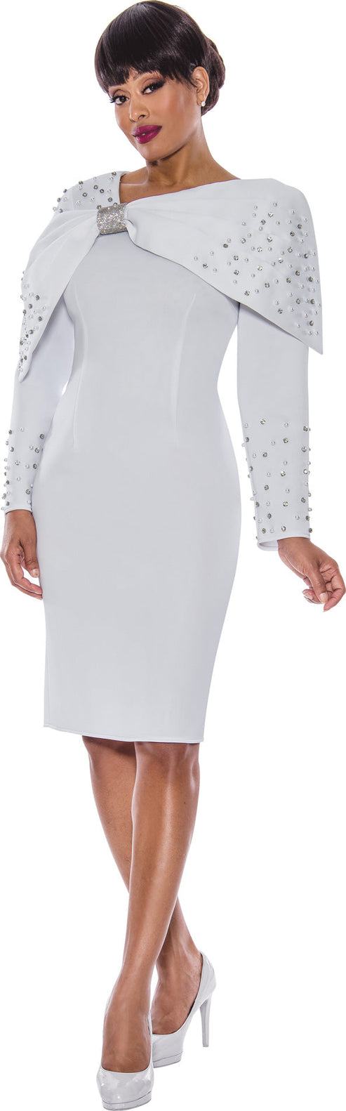 Divine Casual Dress 1742-Black/White main image 0