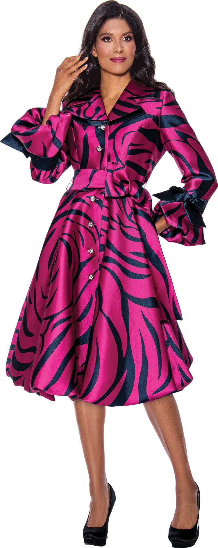 Divine Apparel DN1771 Short Long Sleeve Cocktail Dress