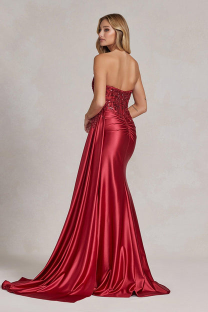 Nox Anabel E1174 Long Strapless Sexy Prom Dress
