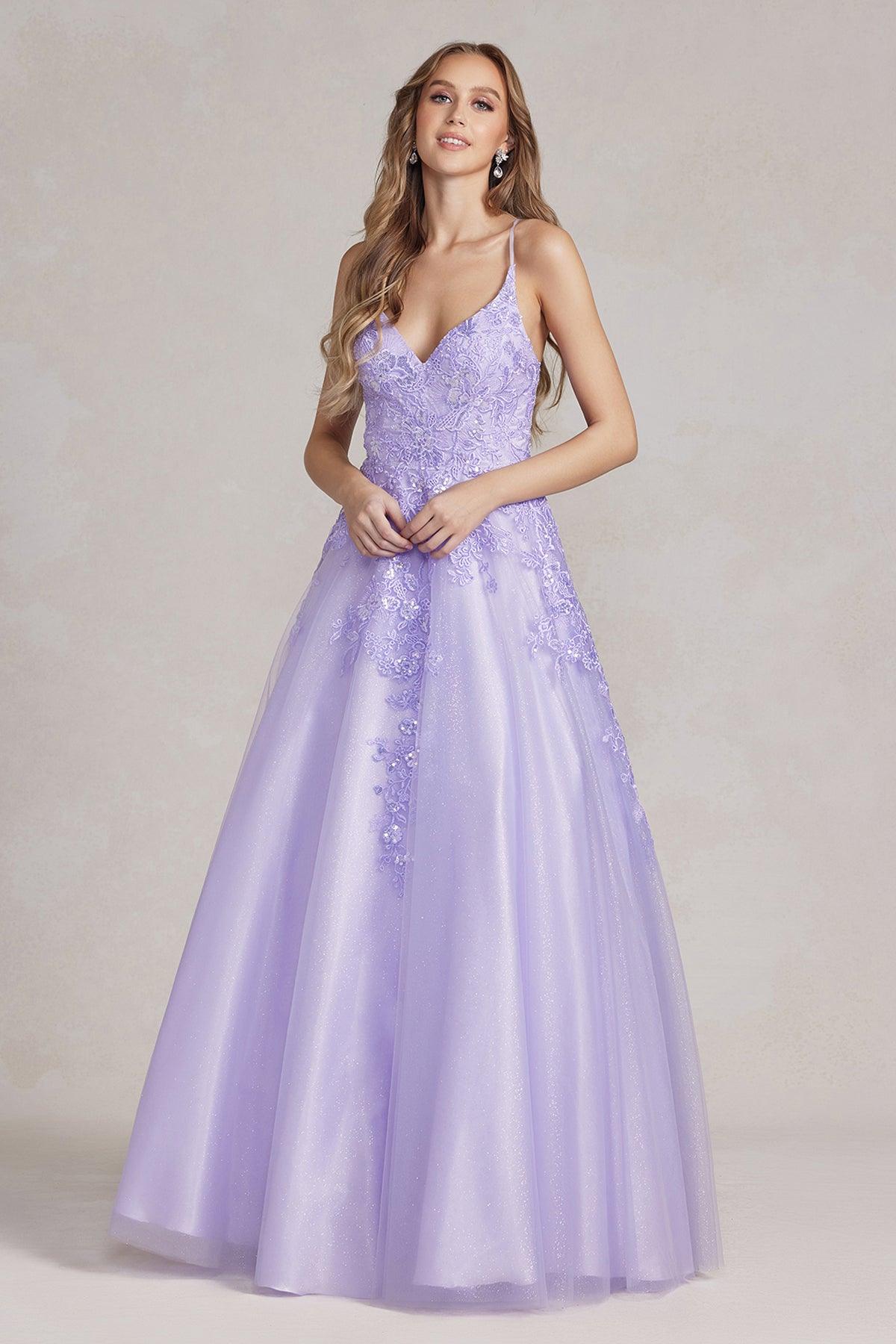 Nox Anabel E1178 Prom Formal Long Gown Lilac