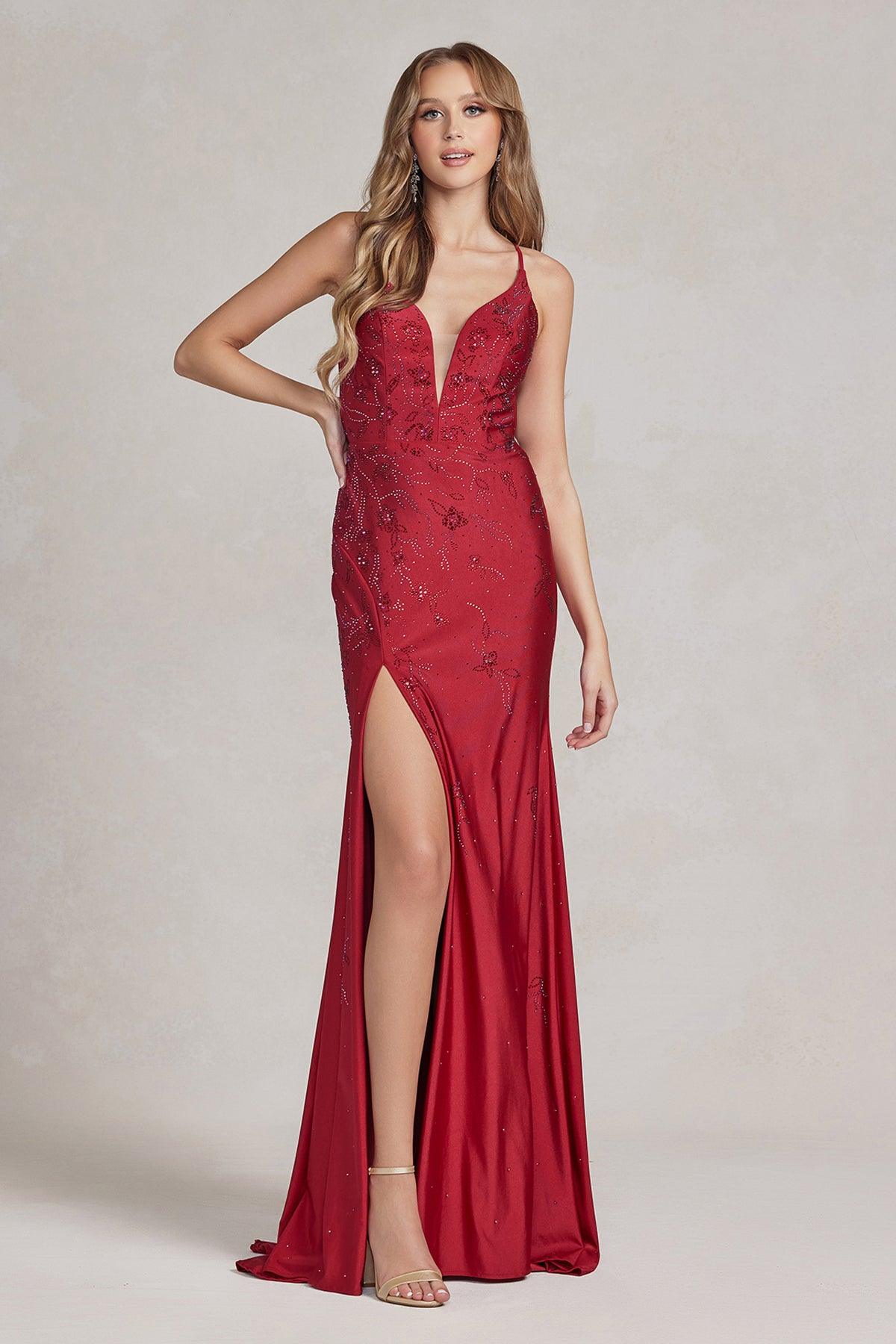 Nox Anabel E1206 Long Fitted Sexy Prom Gown