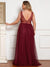 Plus Size A-Line Sleeveless Long Formal Dress
