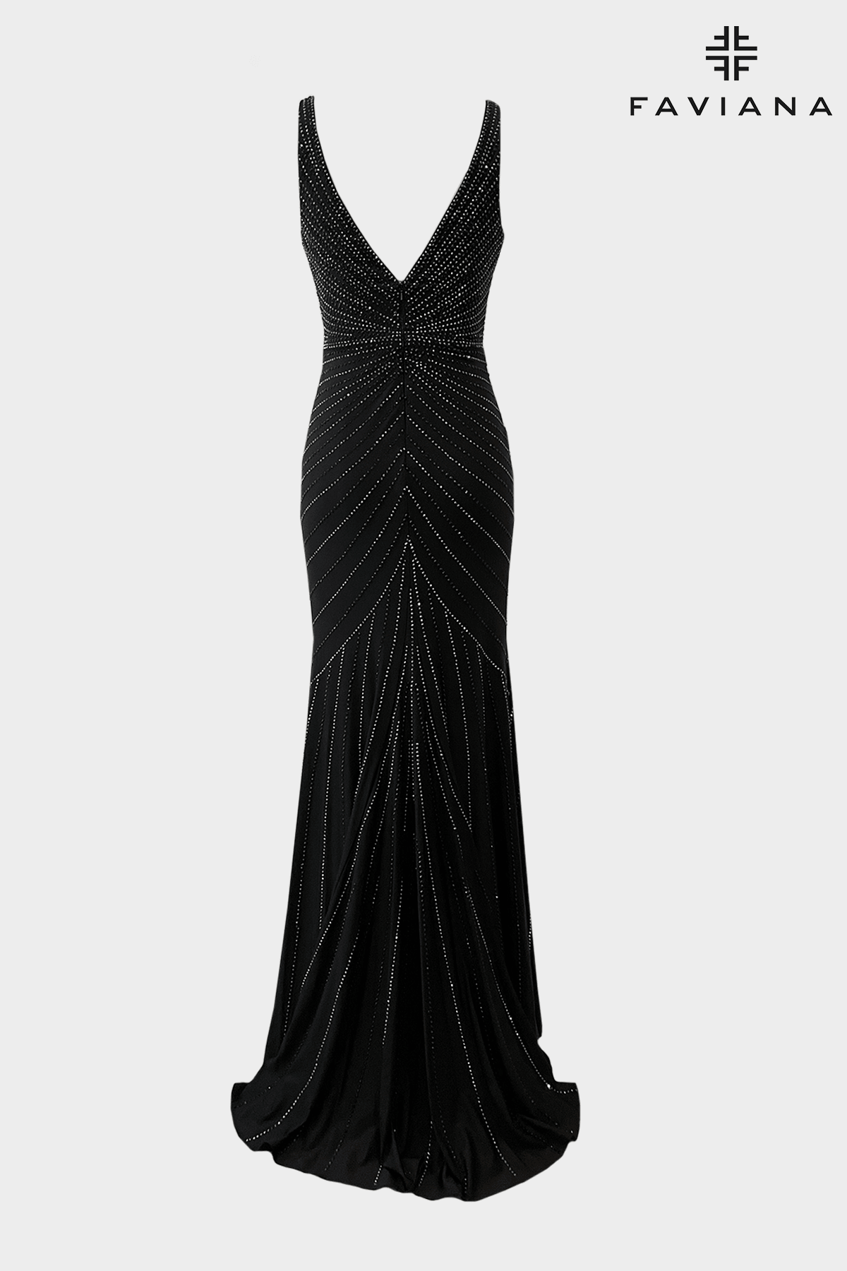 Faviana ES10895 Long Formal Sleeveless Prom Dress