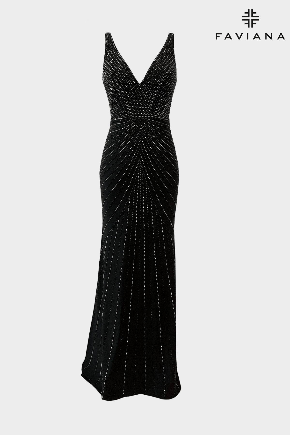 Faviana ES10895 Long Formal Sleeveless Prom Dress