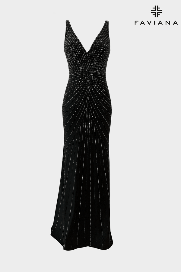 Faviana ES10895 Long Formal Sleeveless Prom Dress