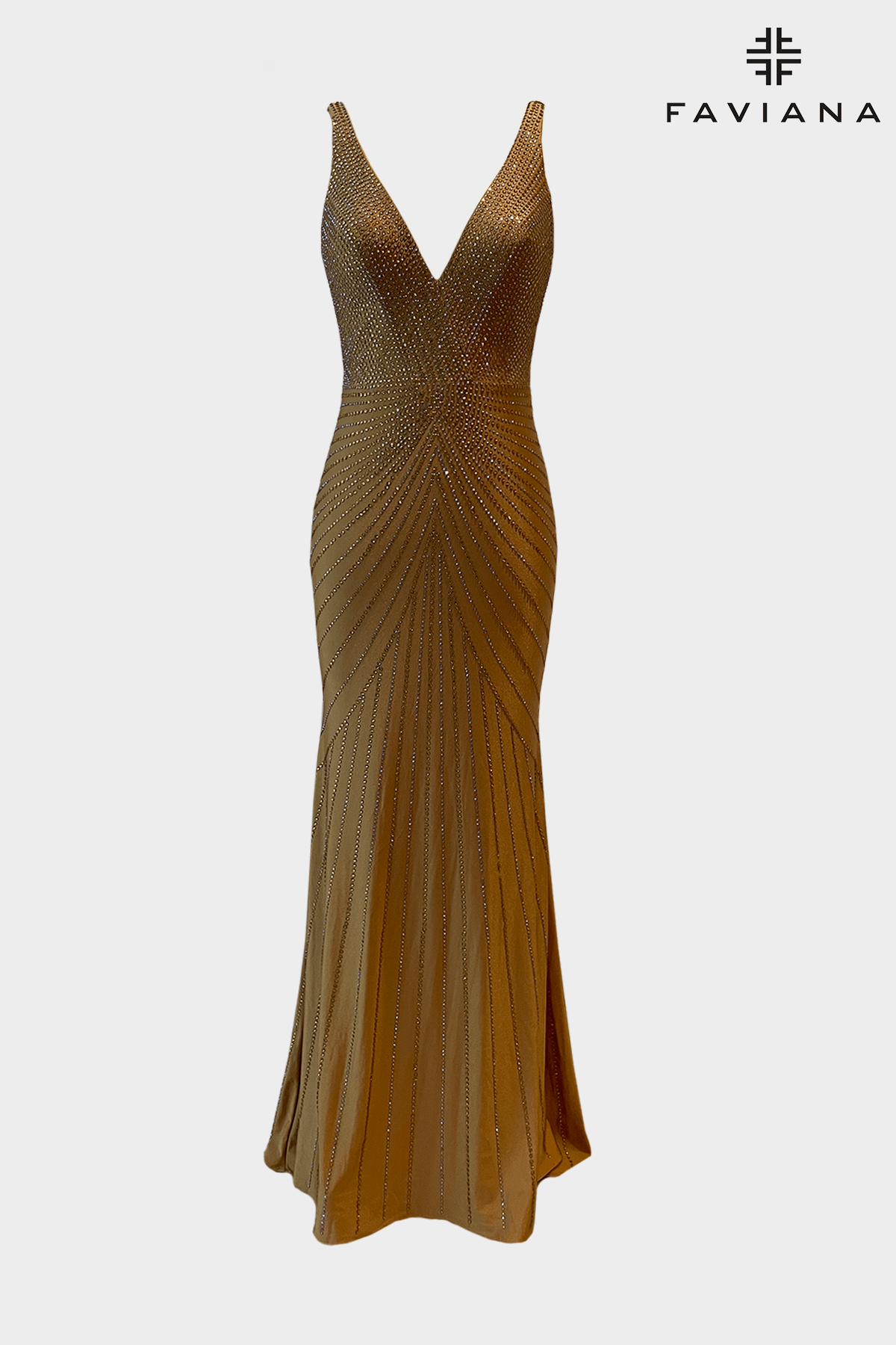 Faviana ES10895 Long Formal Sleeveless Prom Dress