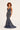 Prom Dresses Beaded Prom Dress Long Fitted Formal Gown Navy Blue