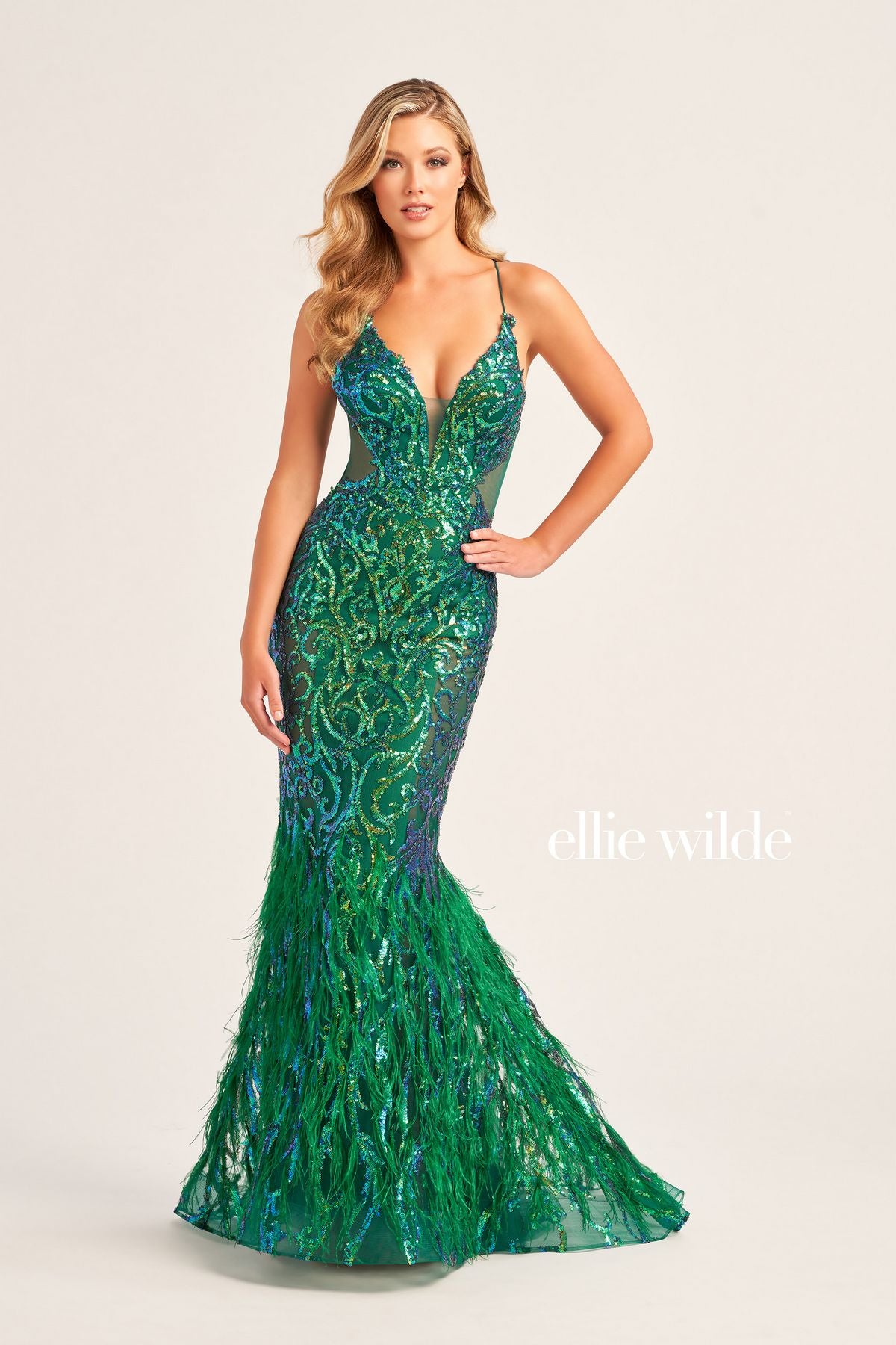 Fitted Formal Evening Long Prom Dress main image 1