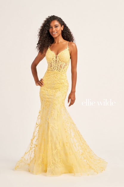 Prom Dresses Long Fitted Formal Glitter Prom Dress Light Yellow