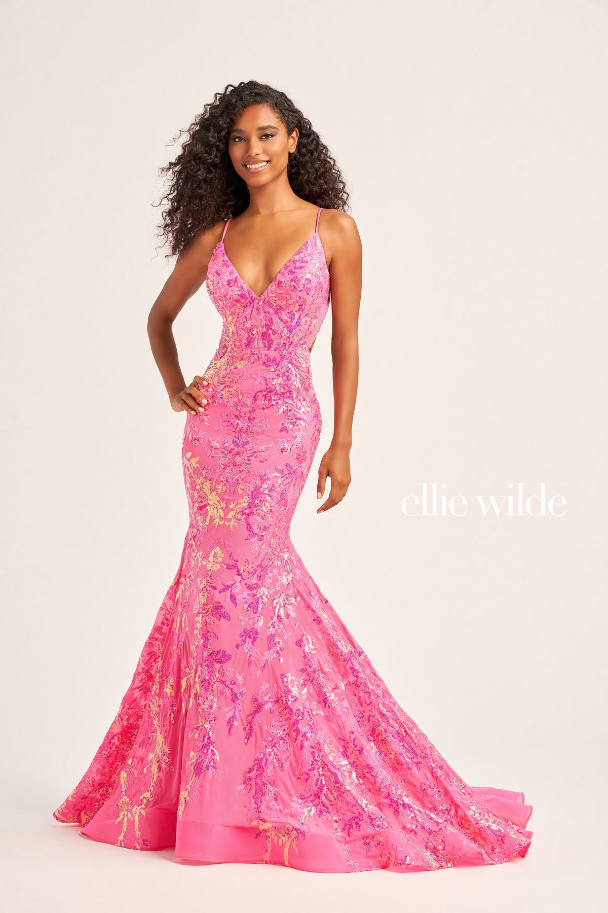 Prom Dresses Mermaid Prom Long Formal Gown Hot Pink