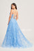 Prom Dresses Long Formal Beaded Slit Prom Dress Bluebell