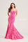 Prom Dresses Long Beaded Formal Prom Gown Hot Pink