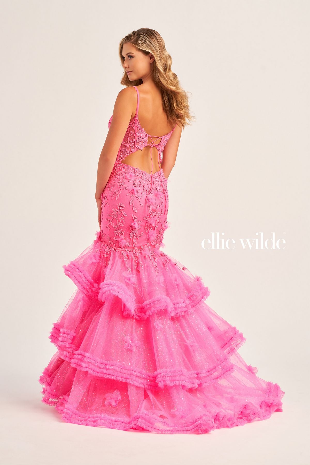 Ellie Wilde EW35050 Prom Long Mermaid Glitter Formal Dress