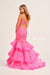 Prom Dresses Prom Long Mermaid Glitter Formal Dress Hot Pink