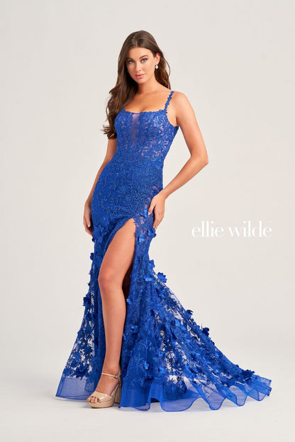 Prom Dresses Long Fitted Prom Formal Gown Royal Blue