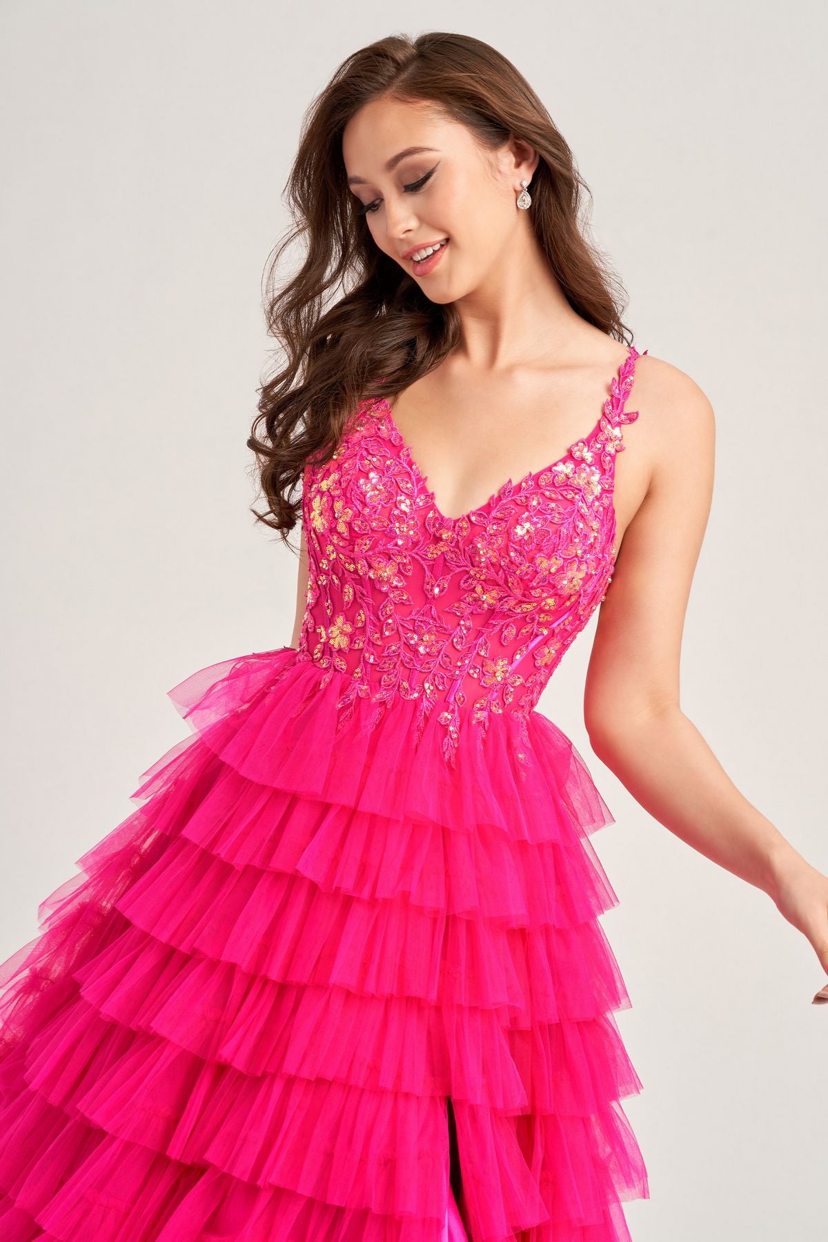Prom Dresses Prom Long Beaded Ball Gown Barbie Pink