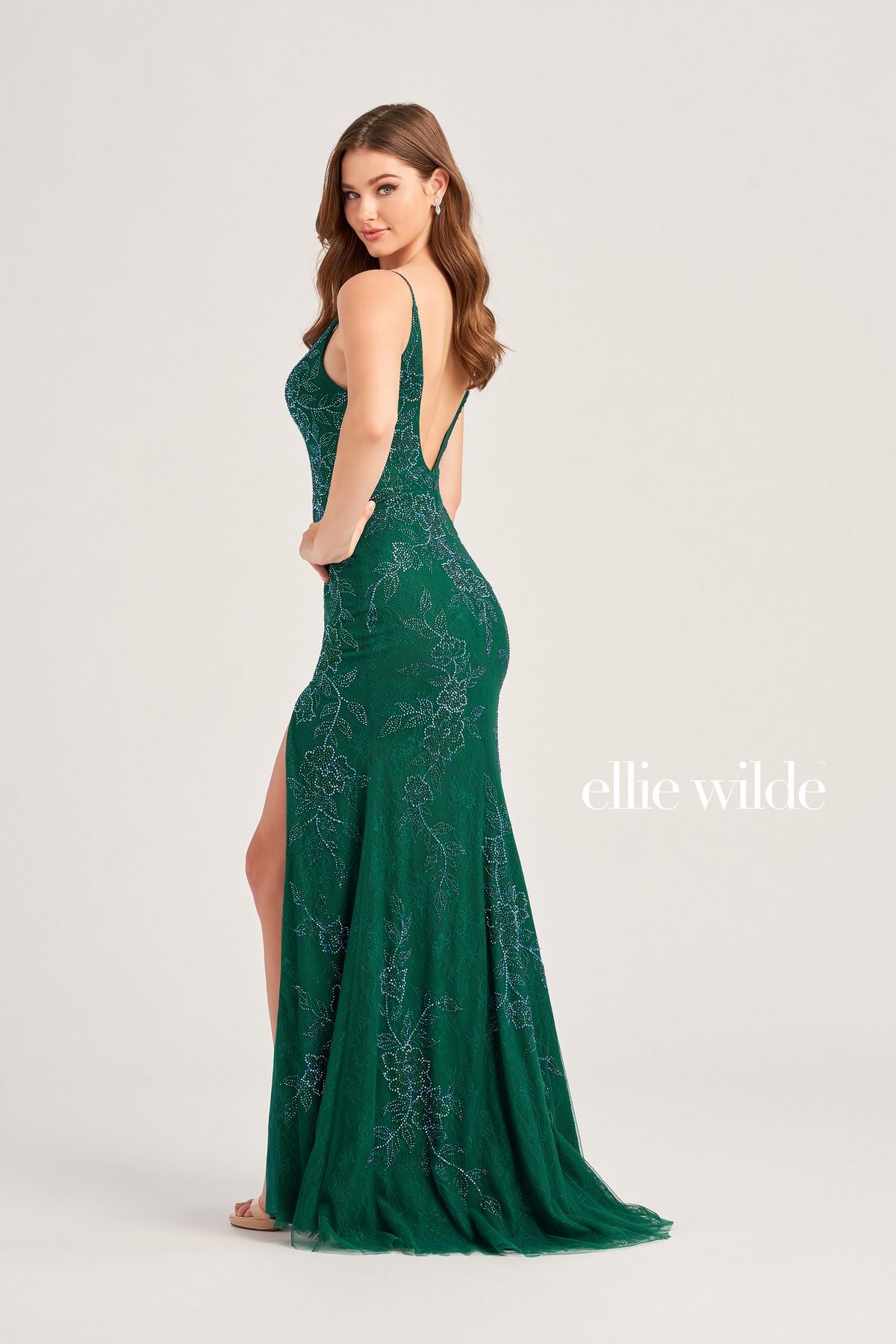 Classy Mermaid Off The Shoulder Green Slit Long Prom Gown Summer Wedding Guest Dress Bridal Guest Dresses Wedding Outfits For Guest W0673 main image 1