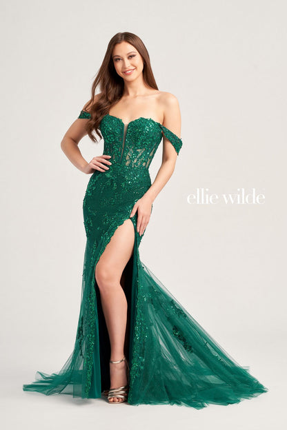 Prom Dresses Long Formal Glitter Evening Prom Dress Emerald
