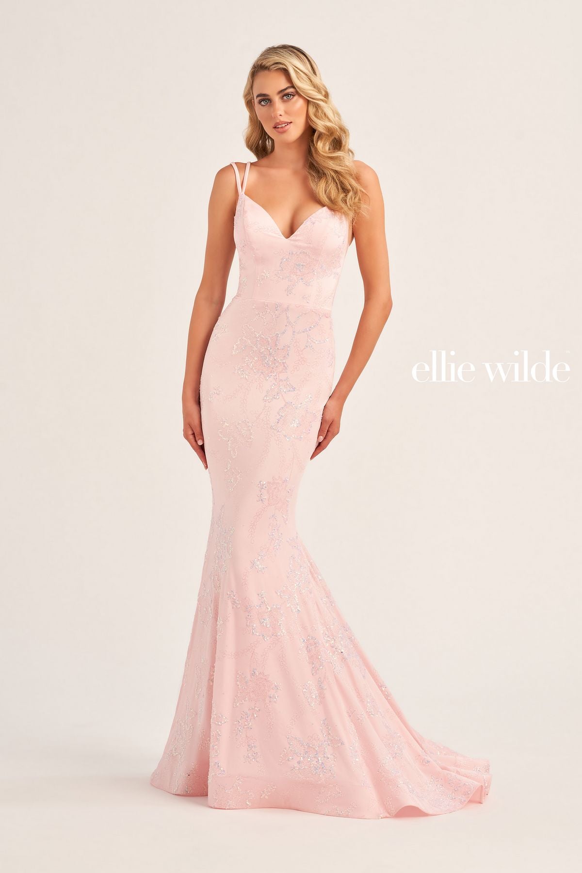 Ellie Wilde EW35083 Prom Fitted Long Formal Gown