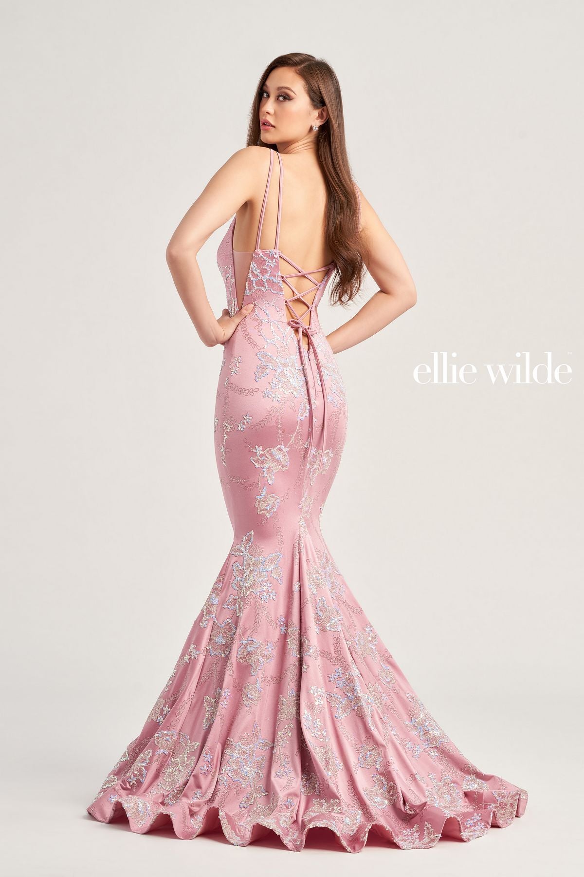 Ellie Wilde EW35083 Prom Fitted Long Formal Gown