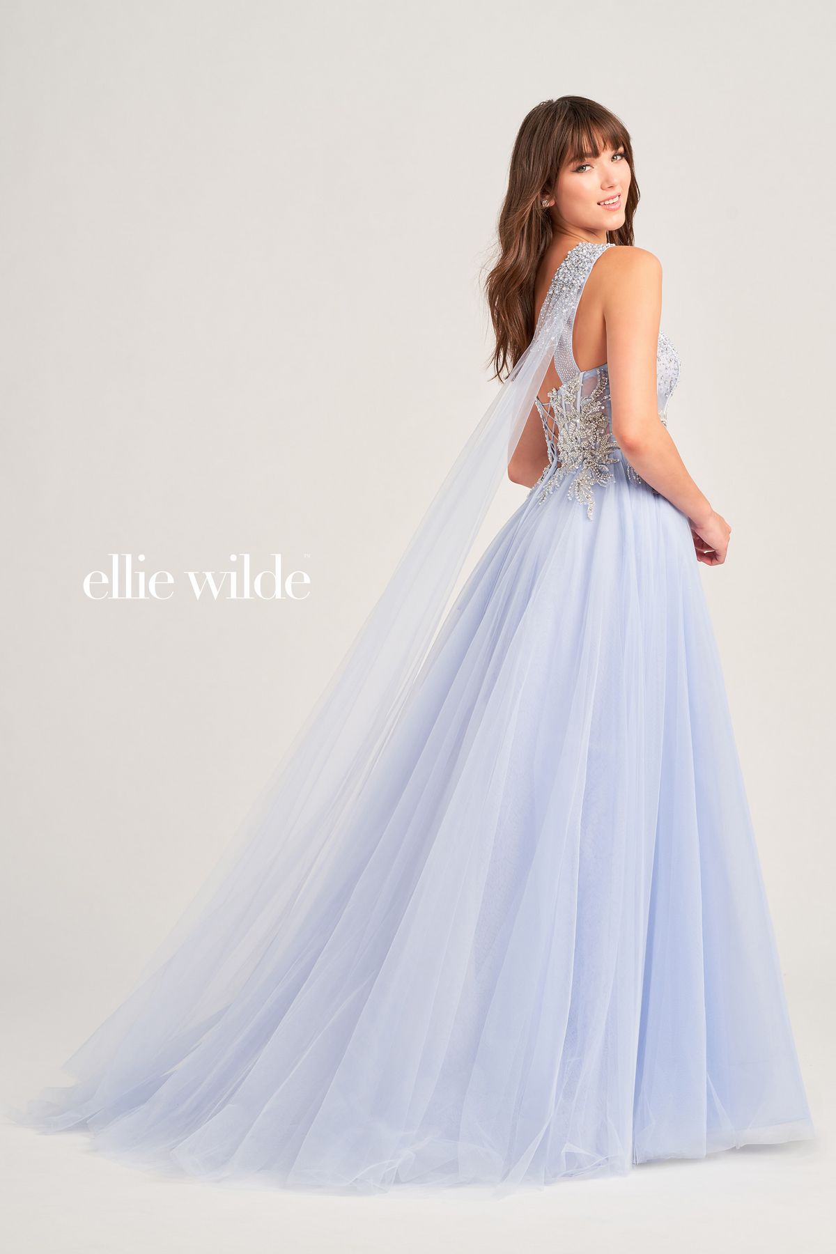 Ellie Wilde EW35090 Prom Long Beaded Ball Gown