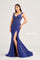 Prom Dresses Prom Long Fitted Formal Gown Sapphire