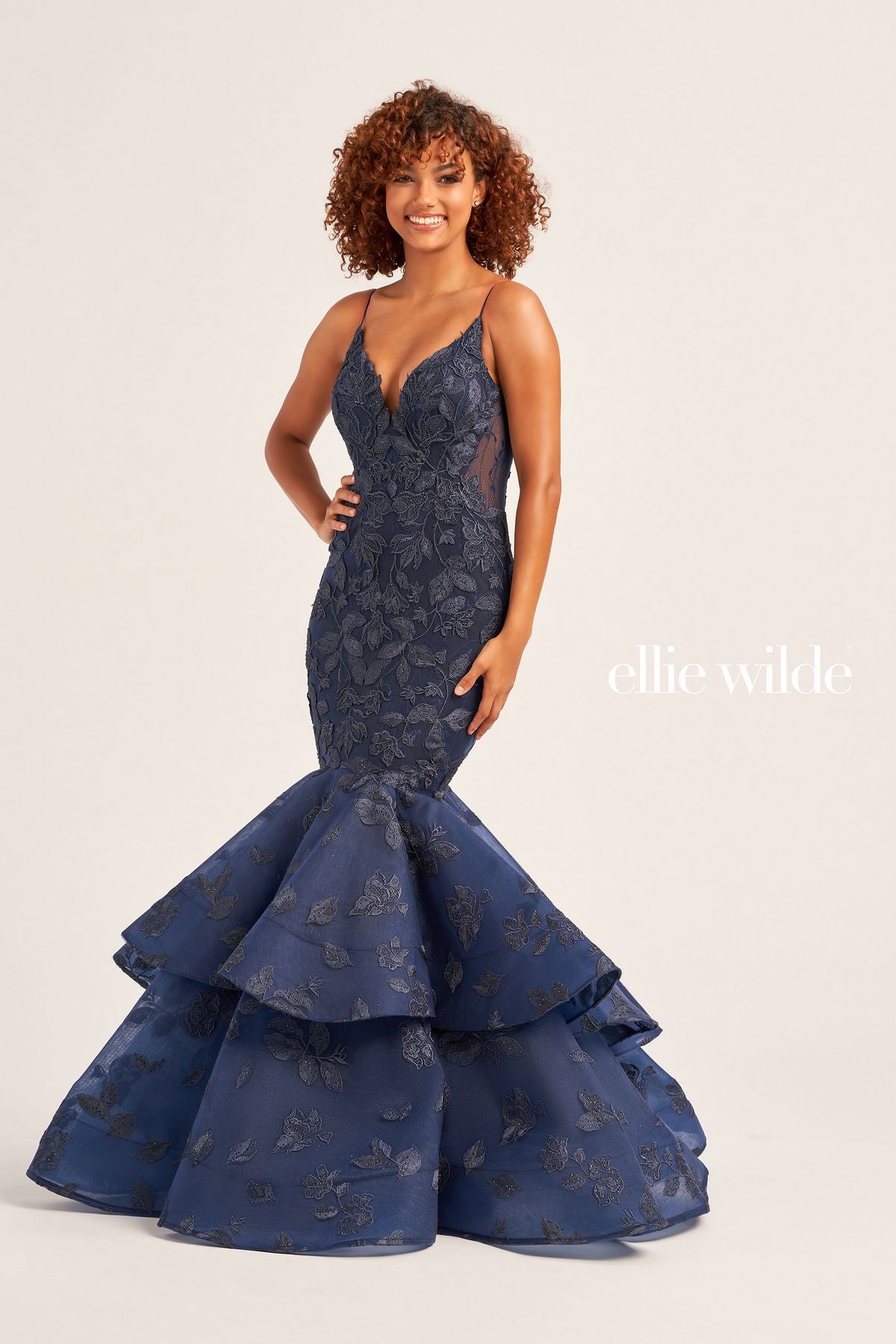 Ellie Wilde EW35092 Mermaid Long Formal Prom Gown