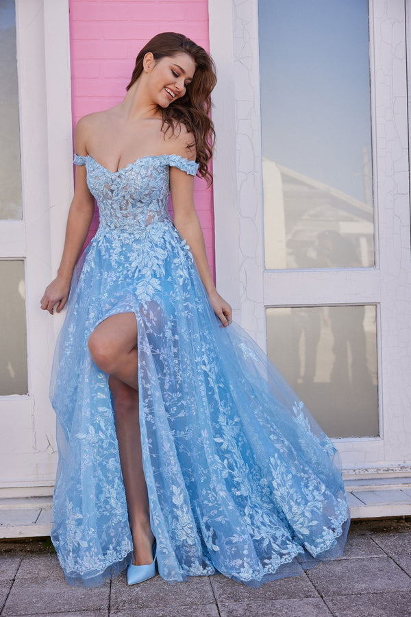 Ellie Wilde EW35116 Prom Long Glitter Ball Gown