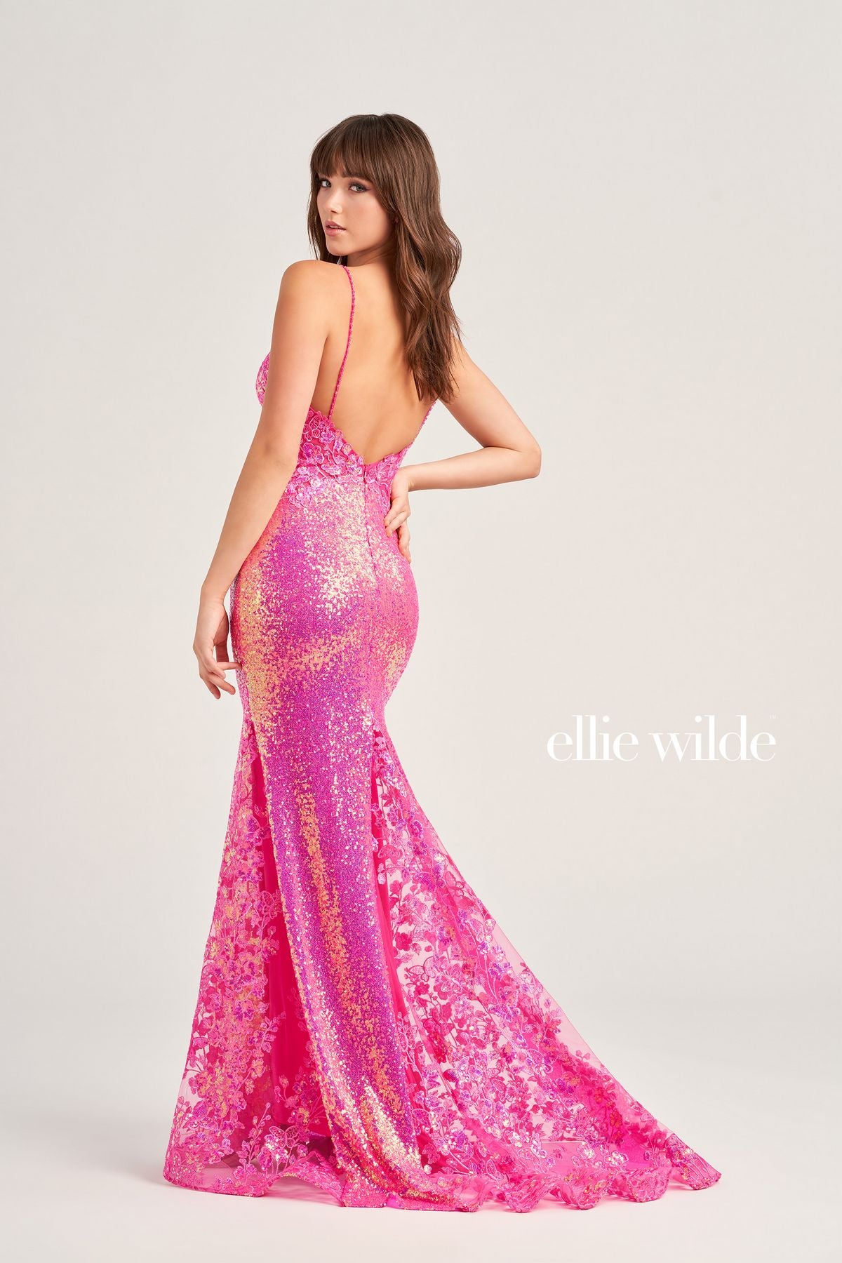 Ellie Wilde EW35202 Prom Fitted Evening Long Gown