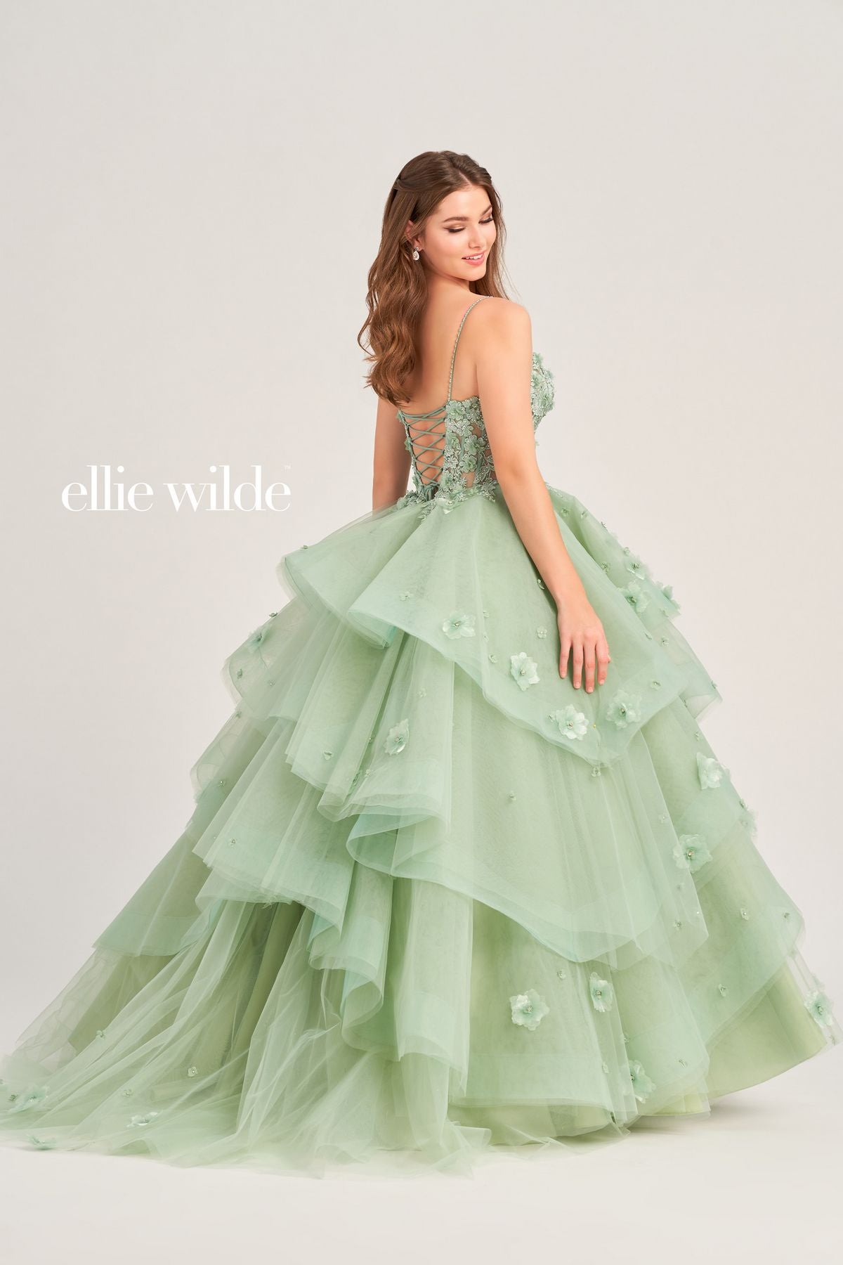 Ellie Wilde EW35206 Prom Long Beaded Ball Gown