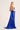 Prom Dresses Long Formal Fitted Slit Prom Dress Royal Blue