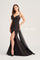 Prom Dresses Formal Long Fitted Overskirt Prom Dress Black
