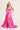 Prom Dresses Formal Long A Line Slit Prom Dress Hot Pink