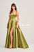 Prom Dresses Formal Long A Line Slit Prom Dress Olive