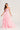 Prom Dresses Long Formal Detachable Sleeve Beaded Prom Dress  Pink