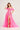 Prom Dresses Long Formal Glitter Detacahble Sleeve Prom Gown Hot Pink